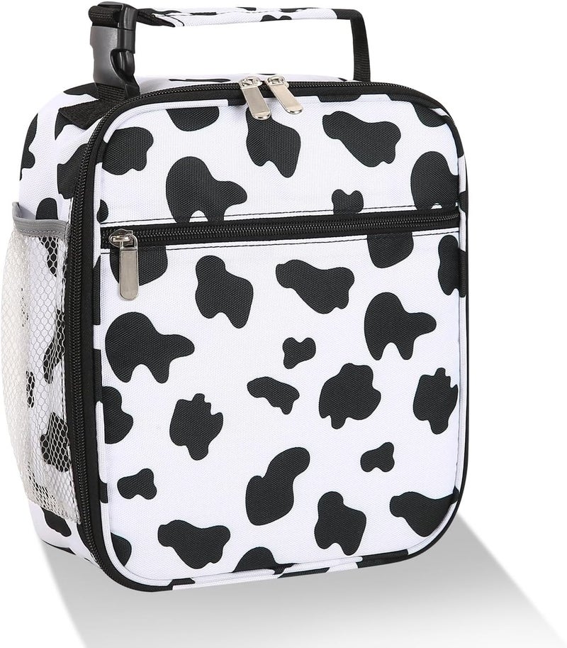 Lovoeo AYEANY Lunch box Lunch bag for men women Lunchbox Lunch bags Insulated Lunch bag Lunch box cooler (Cow), Large - Image 1
